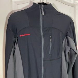 Mammut Tech Climbing full zip black jacket mens medium